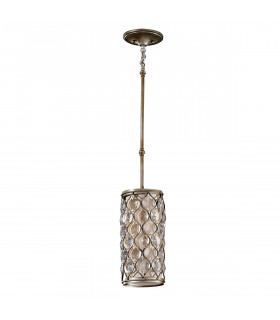 Lucia 1 Light Ceiling Mini Pendant Polished Silver E27-1