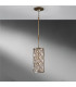 Lucia 1 Light Ceiling Mini Pendant Polished Silver E27-2