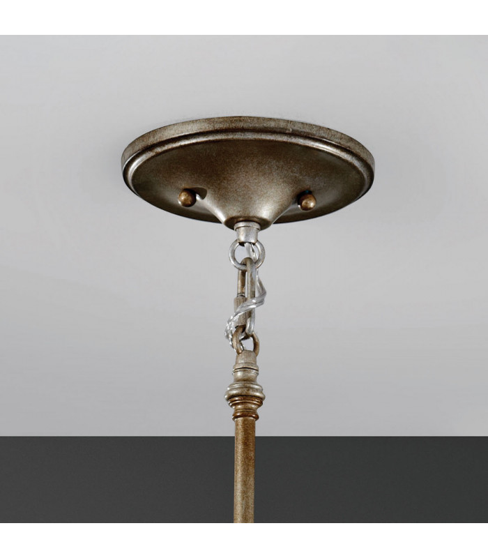 Lucia 1 Light Ceiling Mini Pendant Polished Silver E27-3
