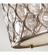 Lucia 3 Light Semi Flush Ceiling Light Burnished Silver E27-4