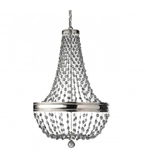 Malia 8 Light Chandelier Polished Nickel Finish E14-1