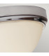 Malibu 2 Light Bathroom Flush Mount Ceiling Light Polished Chrome IP44 E27-2