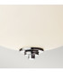 Malibu 2 Light Bathroom Flush Mount Ceiling Light Polished Chrome IP44 E27-3