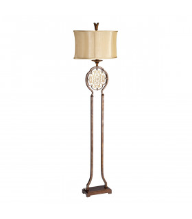 Marcella 1 Light Floor Lamp British Bronze E27-1