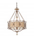 Marcella 3 Light Ceiling Pendant British Bronze E27-1