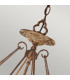 Marcella 3 Light Ceiling Pendant British Bronze E27-3