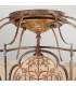 Marcella 3 Light Semi Flush Ceiling Light British Bronze E27-2