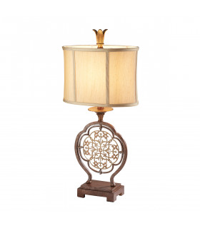 Marcella 1 Light Table Lamp British Bronze E27-1