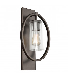 Marlena 1 Light Wall Light Bronze E27-1