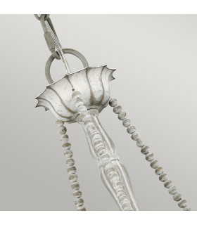 Feiss Maryville 3 Light Chandelier Washed Grey-2