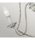 Feiss Maryville 3 Light Chandelier Washed Grey-4