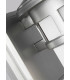 Newport Outdoor 1 Light Wall Lantern Painted Brushed Steel IP44 E27-3