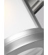 Newport Outdoor 1 Light Wall Lantern Painted Brushed Steel IP44 E27-4