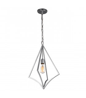 Nico 1 Light Medium Cage Pendant Polished Chrome
