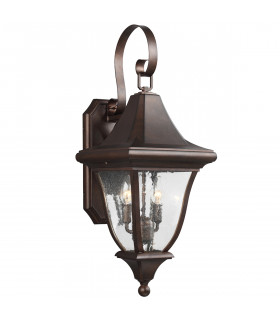 Oakmont 2 Light Outdoor Medium Wall Lantern Light Bronze IP44 E14