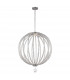 Oberlin LED 2 Light Large Spherical Ceiling Pendant Satin Nickel-1