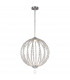 Oberlin LED 2 Light Medium Spherical Ceiling Pendant Satin Nickel-1