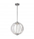 Oberlin LED 1 Light Small Spherical Ceiling Pendant Satin Nickel-1