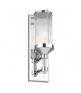Paulson 1 Light Indoor Wall Light Chrome IP44 G9-1