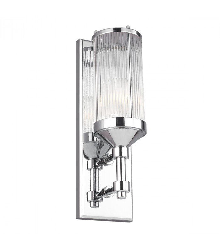 Paulson 1 Light Indoor Wall Light Chrome IP44 G9-1