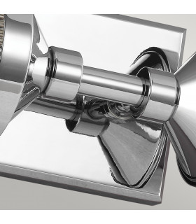 Paulson 2 Light Indoor Wall Light Chrome IP44 G9-2
