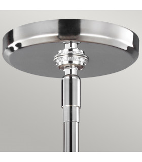 Paulson 3 Light Ceiling Pendant Light Chrome IP44 G9-2
