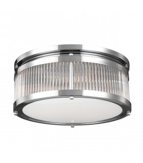 Paulson 4 Light Bathroom Flush Mount Ceiling Light Chrome IP44 G9-1