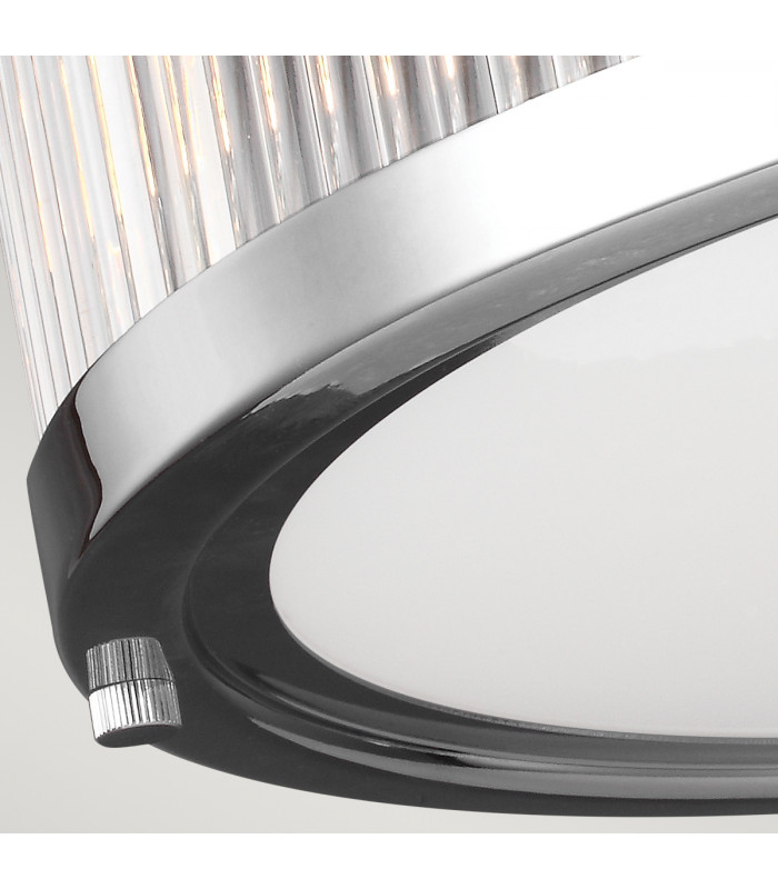 Paulson 4 Light Bathroom Flush Mount Ceiling Light Chrome IP44 G9-3