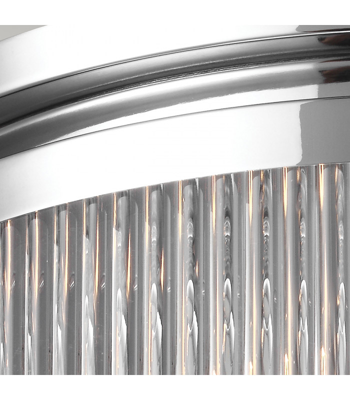 Paulson 4 Light Bathroom Flush Mount Ceiling Light Chrome IP44 G9-4