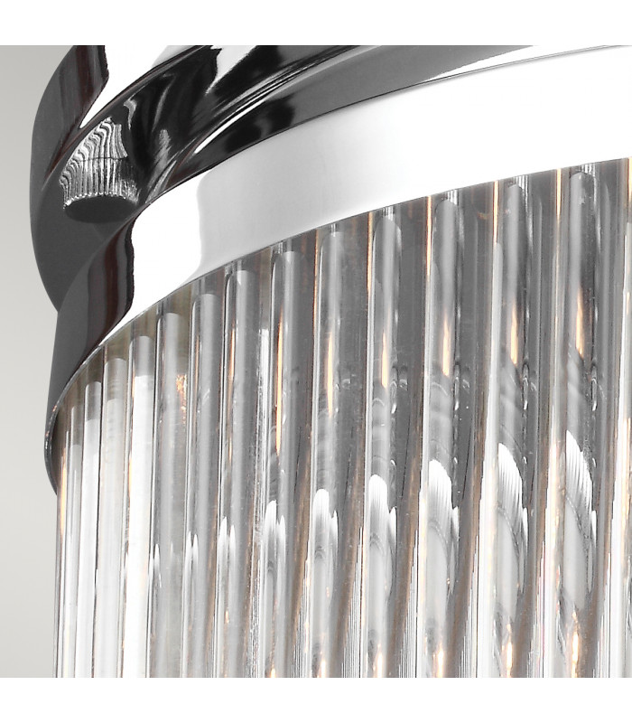 Paulson 3 Light Bathroom Flush Mount Ceiling Light Chrome IP44 G9-2