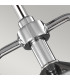 Paulson 1 Light Mini Ceiling Pendant Light Chrome IP44 G9-3