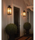 Pediment 2 Light Outdoor Medium Wall Lantern Light Dark Copper IP44 E14-2