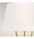Penny 1 Light Floor Lamp Burnished Brass E27-4