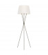 Penny 1 Light Floor Lamp Polished Nickel E27-1