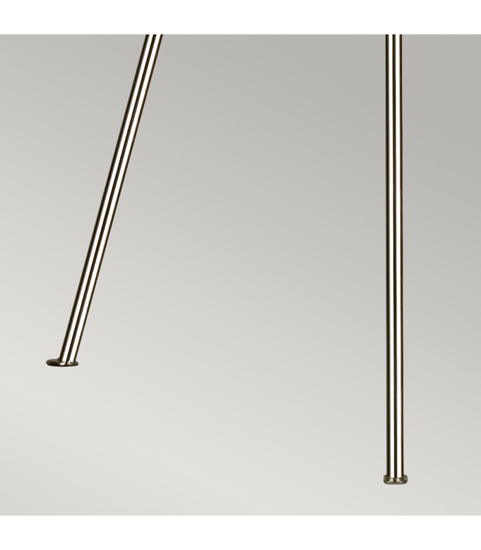 Penny 1 Light Floor Lamp Polished Nickel E27-4