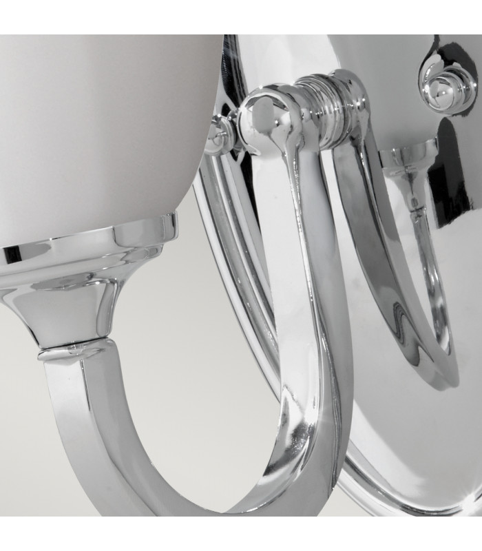 Perry 1 Light Indoor Candle Wall Light Polished Chrome IP44 G9-2