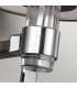 Prospect Park 1 Light Indoor Wall Light Satin Nickel Chrome Chrome E27-4