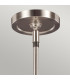 Prospect Park 3 Light Ceiling Island Chandelier Pendant Bar Light Satin Nickel Chrome E27-2