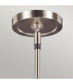 Prospect Park 3 Light Ceiling Island Chandelier Pendant Bar Light Satin Nickel Chrome E27-2