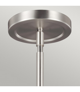 Prospect Park 4 Light Round Ceiling Pendant Satin Nickel Chrome E27-2