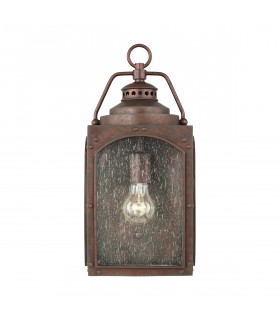 Randhurst Outdoor 1 Light Medium Wall Lantern Copper Oxide IP44 E27-2