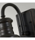Redding Station 1 Light Outdoor Small Dome Wall Lantern Light Restoration Bronze IP44 E27-2