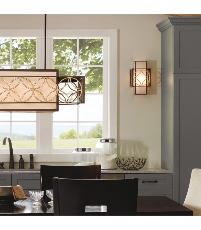Remy 1 Light Indoor Wall Light Gold Bronze-3