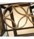 Remy 2 Light Flush Ceiling Light Gold Bronze-2