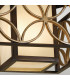 Remy 2 Light Flush Ceiling Light Gold Bronze-4