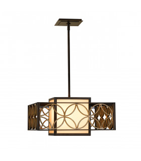 Remy 1 Light Ceiling Pendant Bar Gold Bronze E27-1