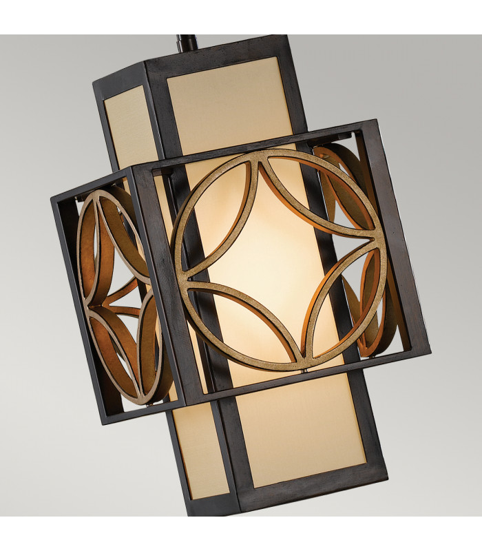 Remy 1 Light Ceiling Pendant Gold Bronze E27-3