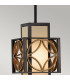 Remy 1 Light Ceiling Pendant Gold Bronze E27-4