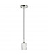 Rubin 1 Light Ceiling Mini Pendant Polished Nickel G9-1