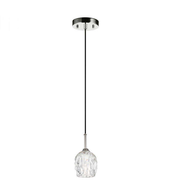 Rubin 1 Light Ceiling Mini Pendant Polished Nickel G9-1